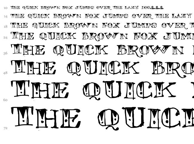 Rose Tattoo font waterfall